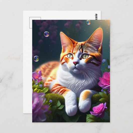 Cat feeling ポストカード (正面/裏面)