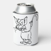 Cat Fight Injured Animal Bandage Feline Domestic 缶クーラー (缶裏面)