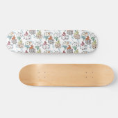 Cat Fish Illustration Skateboard スケートボード (横)