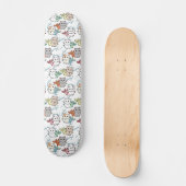 Cat Fish Illustration Skateboard スケートボード (正面)