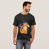 Cat Flowers Kids Pet Design Tシャツ (正面フル)