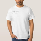 cat font Tシャツ (正面)