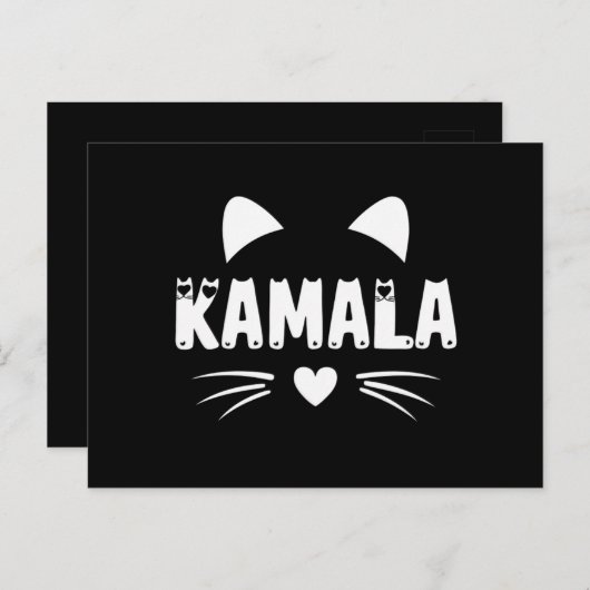 Cat For Harris 2024 ポストカード (正面/裏面)