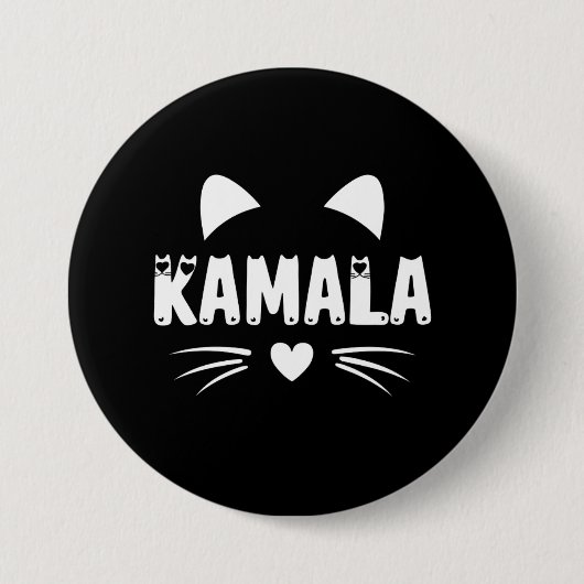 Cat For Harris 2024 缶バッジ (正面)