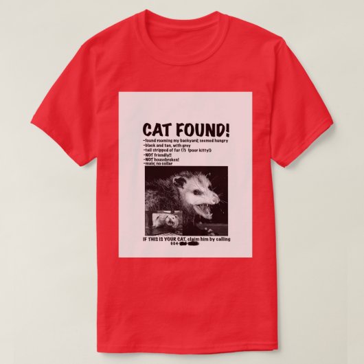 Cat Found Journey Graphic Tシャツ (デザイン正面)