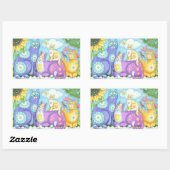 CAT FRIENDSウィスカーとパーズのステッカーシート 長方形シール (シート)