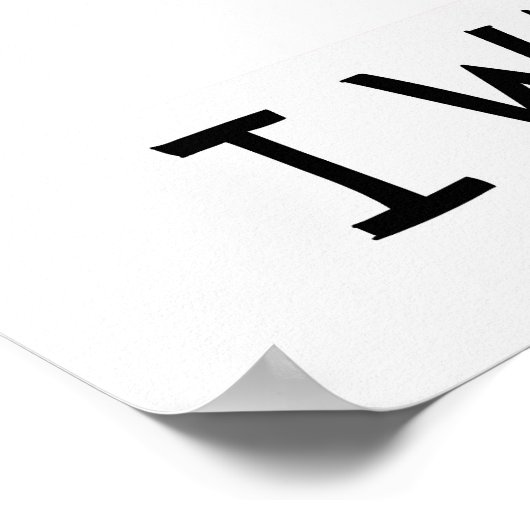 Cat | Funny & decorative Poster ポスター (角)