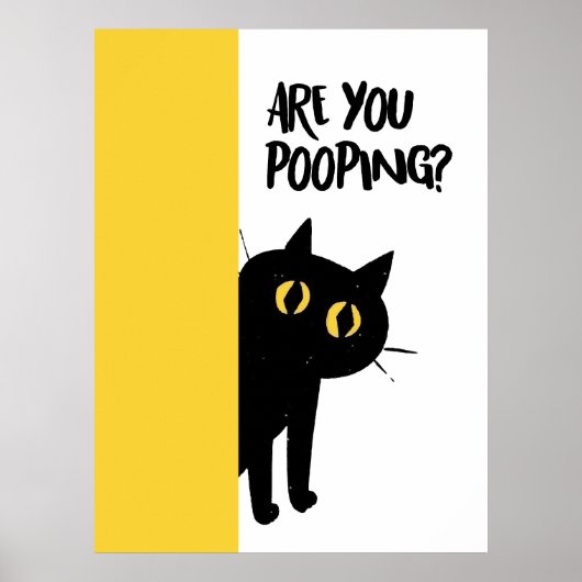 Cat | Funny & decorative Poster ポスター (正面)
