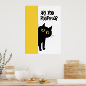 Cat | Funny & decorative Poster ポスター (キッチン)