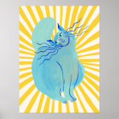 Cat | Funny & decorative Poster ポスター (正面)