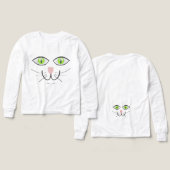 Cat Funny Face Cartoon-29034 (デザイン 正面＆背面)