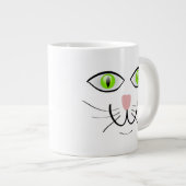 Cat Funny Face Cartoon-29034 ジャンボコーヒーマグカップ (正面右)