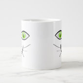 Cat Funny Face Cartoon-29034 ジャンボコーヒーマグカップ (正面)