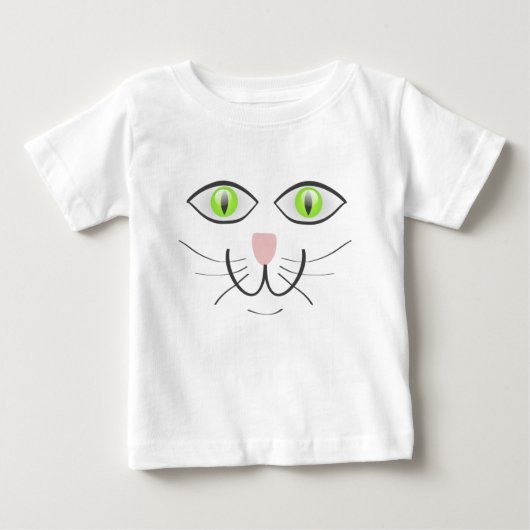 Cat Funny Face Cartoon-29034 ベビーTシャツ (正面)