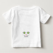 Cat Funny Face Cartoon-29034 ベビーTシャツ (裏面)