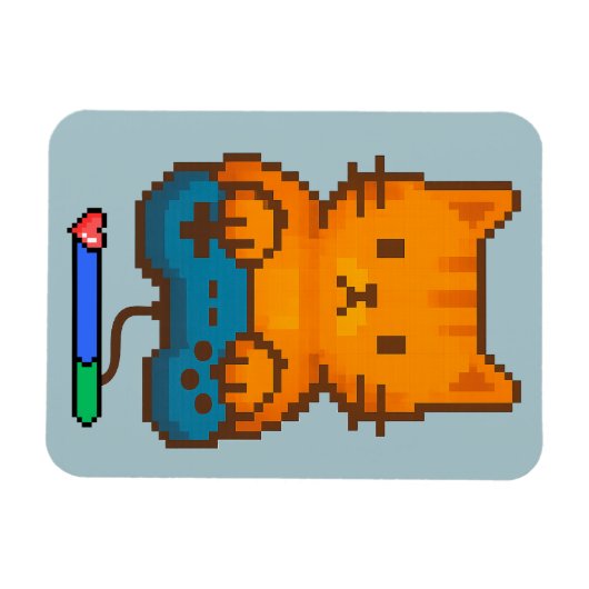 CAT GAMER マグネット (横)
