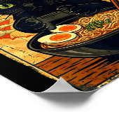 Cat Gamer Men Anime Kawaii Funny Gaming Headset Ca ポスター (角)