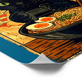 Cat Gamer Men Anime Kawaii Funny Gaming Headset Ca ポスター (角)