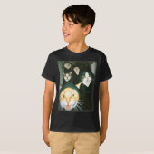 Cat Gang Meme Funny Chaotic Cats Unhinged Feline H Tシャツ (正面フル)