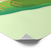 Cat Gardeners Green Topiary Animal Surreal ポスター (角)