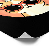 Cat - Godit, Donut! Sy Retro Cat Lover Design  ポスター (角)