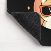 Cat - Godit, Donut! Sy Retro Cat Lover Design  マウスパッド (コーナー)