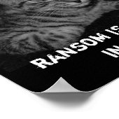 Cat got your tongue kidnappers Cat Criminals Spoof ポスター (角)