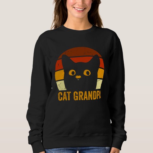 Cat Grandpa スウェットシャツ (正面)