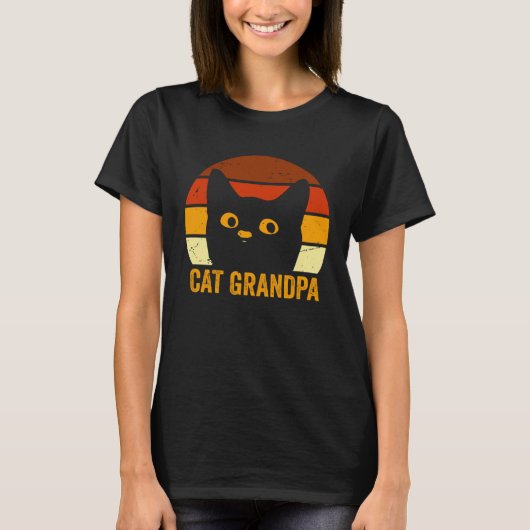 Cat Grandpa Tシャツ (正面)