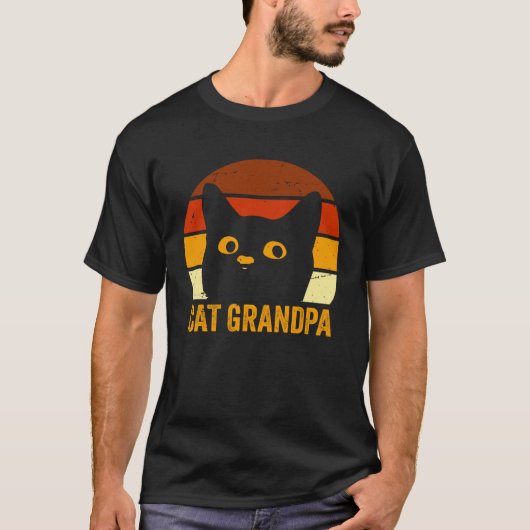 Cat Grandpa Tシャツ (正面)