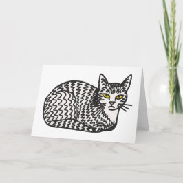Cat Greeting card サンキューカード