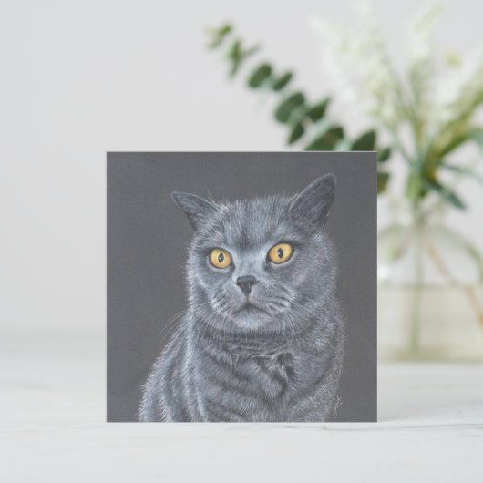 Cat Greeting card.  シーズンカード (スタンド正面)