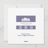 Cat Greeting Card. Ginger Kitty シーズンカード (裏面)