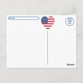 Cat Greetings from the USA Postcrossing ポストカード (裏面)