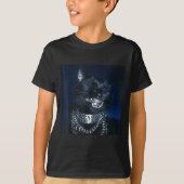 Cat Grillz Funny Kitten Meme Cat Smiling Brain Rot Tシャツ (正面)