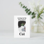 Cat Groomer Veterinary Pet 名刺 (スタンド正面)