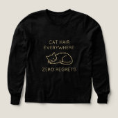 Cat hair everywhere zero regrets (デザイン正面)