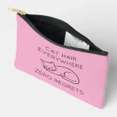 Cat hair everywhere zero regrets アクセサリーポーチ (見開き)