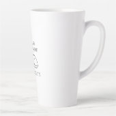 Cat hair everywhere zero regrets カフェラテマグ (右)