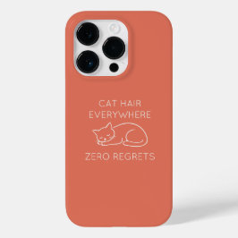 Cat hair everywhere zero regrets Case-Mate iPhone 14 proケース