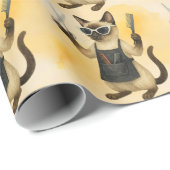 Cat Hairdresser Pet Grooming for Cat lovers ラッピングペーパー (ロールコーナー)