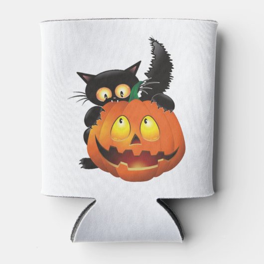 CAT HALLOWEEN    缶クーラー (正面)