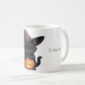 Cat Halloween Family コーヒーマグカップ (正面右)