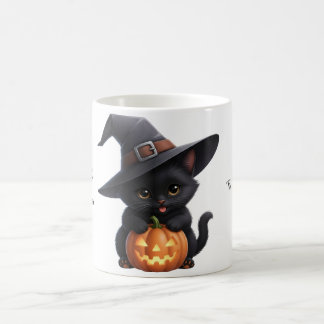 Cat Halloween Family コーヒーマグカップ