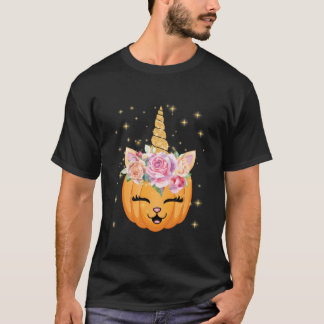 Cat Halloween Unicorn Cat Tシャツ
