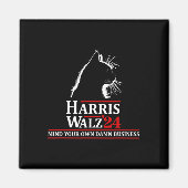 Cat Harris Walz 2024 Kamala Harris 2024 Tim Walz 2 マグネット (正面)