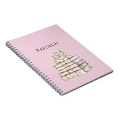 Cat Heart Glasses Books ノートブック (右側)