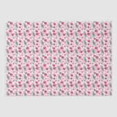 Cat Hearts Valentine's Tissue Paper in White 薄葉紙 (正面)
