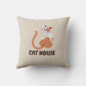 cat house pillowcase  クッション (裏面)