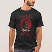 Cat I fully intend to haunt people when I die  Tシャツ (正面)